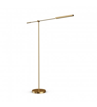  FL316655VBMS-Astrid 55-in Metal Shade/Vintage Brass LED Floor Lamp