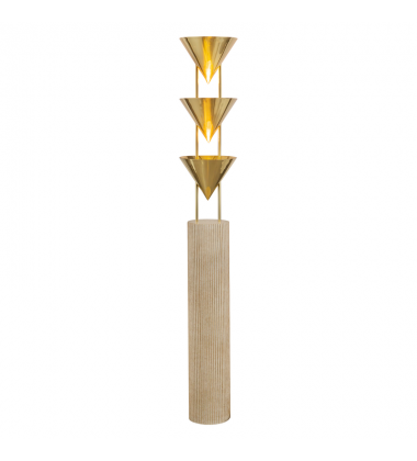 FL341367PTB-Versus 67-in Brass Floor Lamp