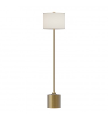  FL418761BGIL-Issa 61-in Brushed Gold/Ivory Linen 1 Light Floor Lamp