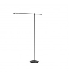  FL90155-BK-Rotaire Black LED Floor Lamp