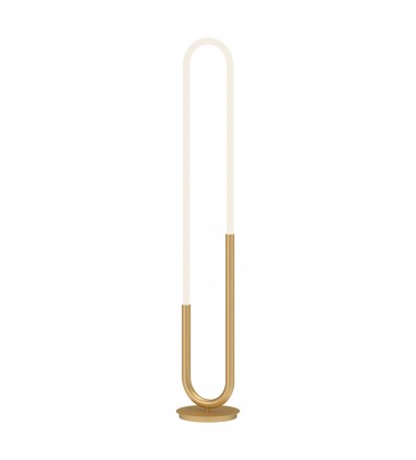  FL95150-BG-Huron Brushed Gold LED Floor Lamp
