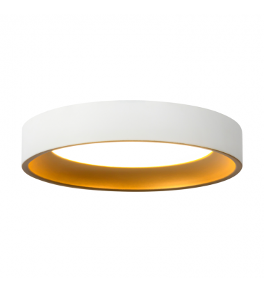 FM0702607WHGD-Nix 7-in White dimmable LED Flush Mount