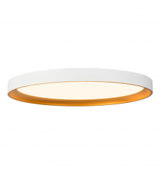 FM0702615WHGD-Nix 15-in White dimmable LED Flush Mount