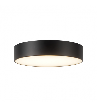 FM0703606BK-Musa 6-in Black dimmable LED Flush Mount