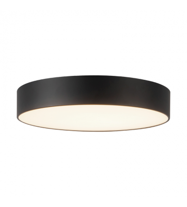 FM0703608BK-Musa 8-in Black dimmable LED Flush Mount