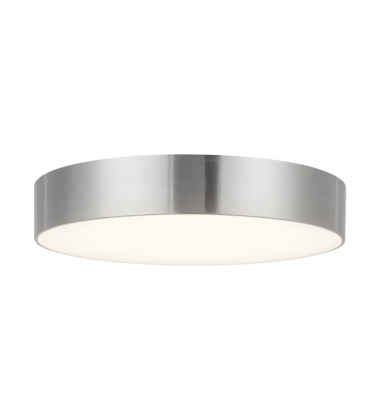 FM0703608BN-Musa 8-in Silver dimmable LED Flush Mount