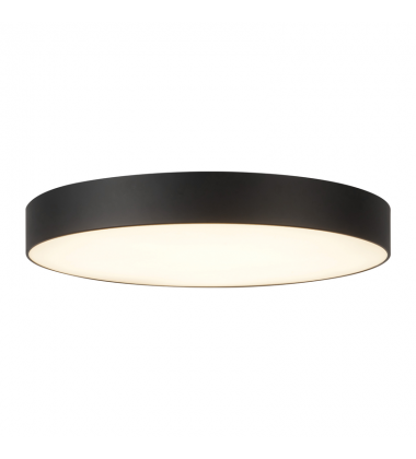 FM0703611BK-Musa 11-in Black dimmable LED Flush Mount
