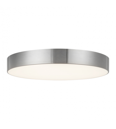 FM0703611BN-Musa 11-in Silver dimmable LED Flush Mount
