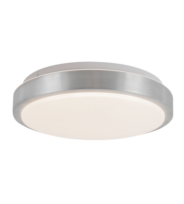 FM0713312BN-Yanis 12-in Brushed Nickel dimmable LED Flush Mount