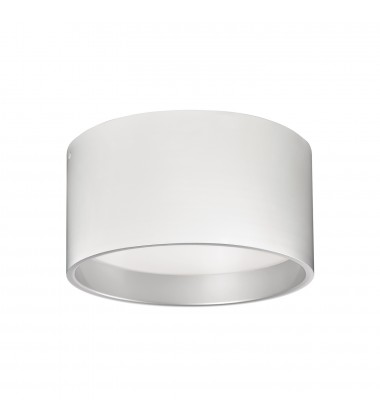  FM11414-WH-5CCT-Mousinni 14-in White LED Flush Mount