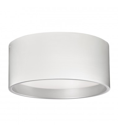  FM11418-WH-Mousinni 18-in White LED Flush Mount