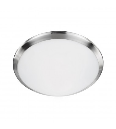  FM1512-BN-Malta 12-in Brushed Nickel LED Flush Mount