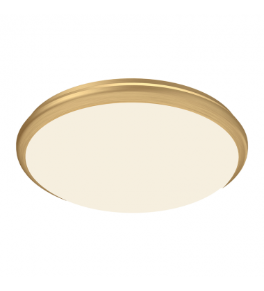 FM1515-BG-5CCT-Malta 15-in Brushed Gold LED Flush Mount