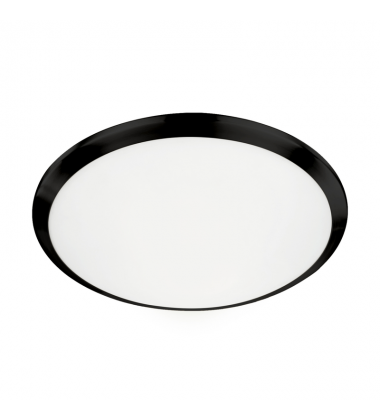 FM1515-BK-5CCT-Malta 15-in Black LED Flush Mount FM1515-BK-5CCT-Malta 15-in Black LED Flush Mount
