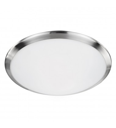  FM1515-BN-Malta 15-in Brushed Nickel LED Flush Mount