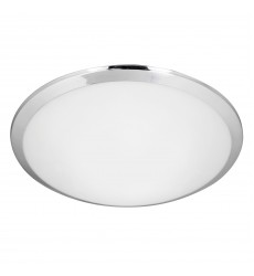  FM1515-CH-Malta 15-in Chrome LED Flush Mount