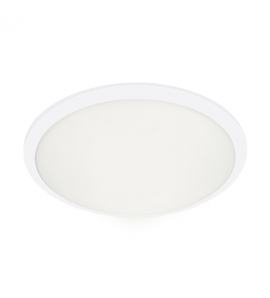 FM1515-WH-5CCT-Malta 15-in White LED Flush Mount