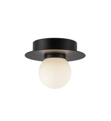 FM15506-BK-UNV-Elixir 6-in Black LED Flush Mount