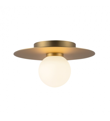FM15510-BG-UNV-Elixir 10-in Brushed Gold LED Flush Mount