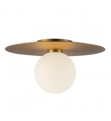 FM15514-BG-UNV-Elixir 14-in Brushed Gold LED Flush Mount