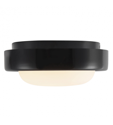 FM17308-GBK-Pebble 8-in Black dimmable LED Flush Mount FM17308-GBK-Pebble 8-in Black dimmable LED Flush Mount