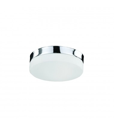  FM2009-CH-Lomita 1 Head Chrome LED Flush Mount