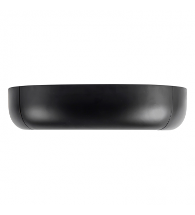 FM21514-BK-Folio 15-in Black dimmable LED Flush Mount