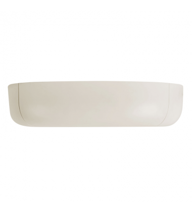 FM21514-PW-Folio 15-in White dimmable LED Flush Mount
