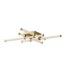  FM23534-BG-Blade 34-in Brushed Gold LED Flush Mount