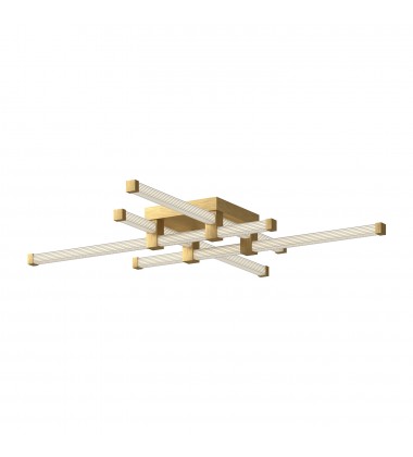  FM23534-BG-Blade 34-in Brushed Gold LED Flush Mount