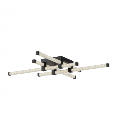 FM23534-BK-UNV-Blade 34-in Black LED Flush Mount