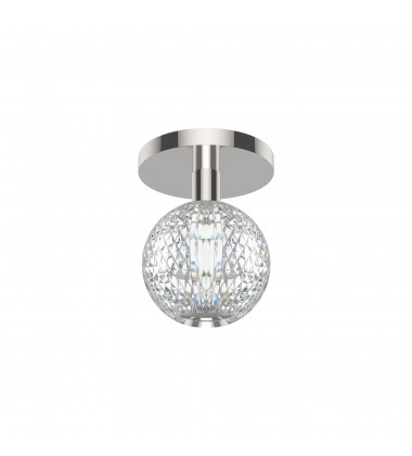  FM321201PN-Marni 5-in Polished Nickel LED Flush Mount