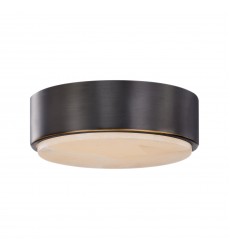 FM325108UBAR-5CCT-Blanco 8-in Urban Bronze/Alabaster LED Flush Mount  FM325108UBAR-5CCT-Blanco 8-in Urban Bronze/Alabaster LED Flush Mount