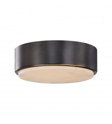  FM325108UBAR-5CCT-Blanco 8-in Urban Bronze/Alabaster LED Flush Mount