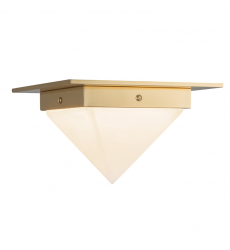 FM345084PTBAR-Mineral 8-in Brass Flush Mount FM345084PTBAR-Mineral 8-in Brass Flush Mount