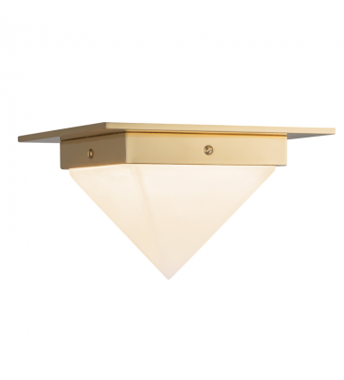 FM345084PTBAR-Mineral 8-in Brass Flush Mount FM345084PTBAR-Mineral 8-in Brass Flush Mount