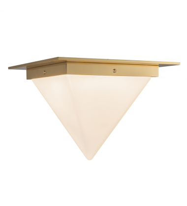 FM345119PTBOP-Mineral 11-in Brass Flush Mount FM345119PTBOP-Mineral 11-in Brass Flush Mount