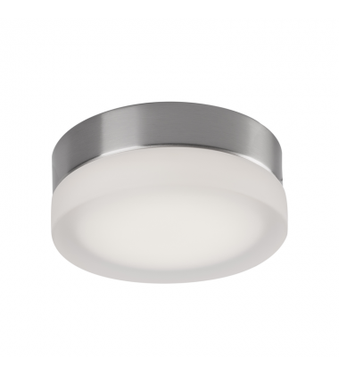 FM3506-BN-5CCT-Bedford 6-in Brushed Nickel/Frosted LED Flush Mount FM3506-BN-5CCT-Bedford 6-in Brushed Nickel/Frosted LED Flush Mount