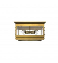 FM351004VB-Douglas Vintage Brass 4 Lights Flush Mount  FM351004VB-Douglas Vintage Brass 4 Lights Flush Mount