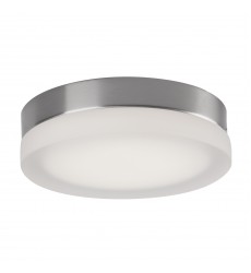  FM3511-BN-Bedford 11-in Brushed Nickel/Frosted LED Flush Mount