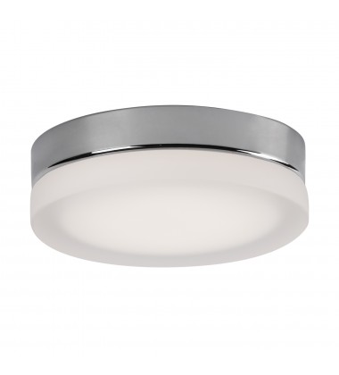  FM3511-CH/FR-Bedford 11-in Chrome/Frosted LED Flush Mount