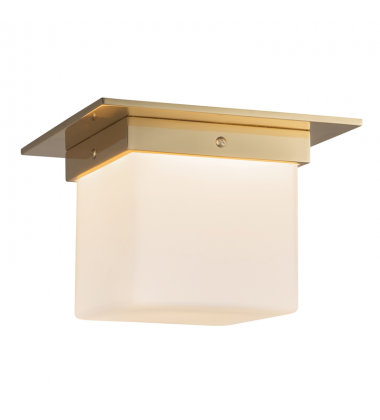 FM356085PTBOP-Mineral 8-in Brass Flush Mount FM356085PTBOP-Mineral 8-in Brass Flush Mount