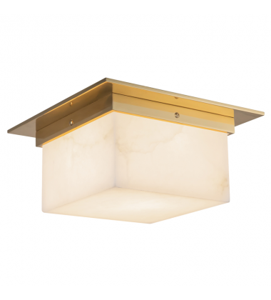 FM356115PTBAR-Mineral 11-in Brass Flush Mount