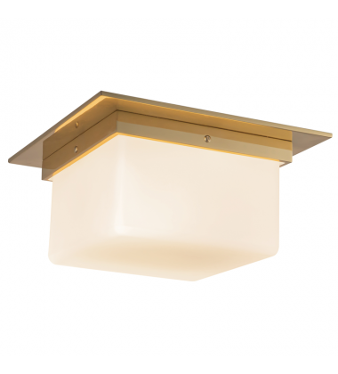 FM356115PTBOP-Mineral 11-in Brass Flush Mount