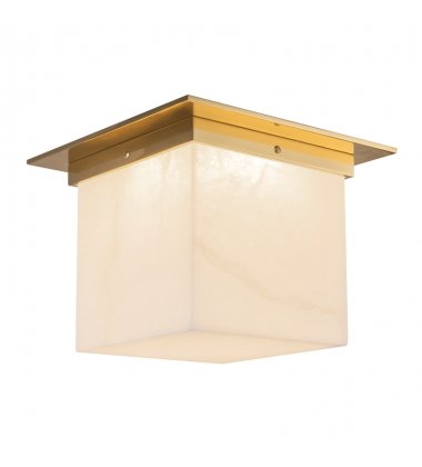 FM356118PTBAR-Mineral 11-in Brass Flush Mount