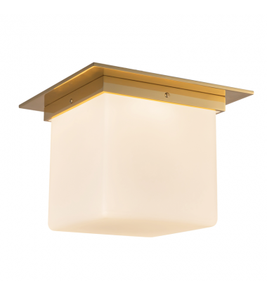 FM356118PTBOP-Mineral 11-in Brass Flush Mount