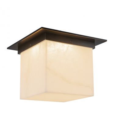 FM356118UBAR-Mineral 11-in Black Flush Mount