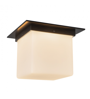 FM356118UBOP-Mineral 11-in Black Flush Mount