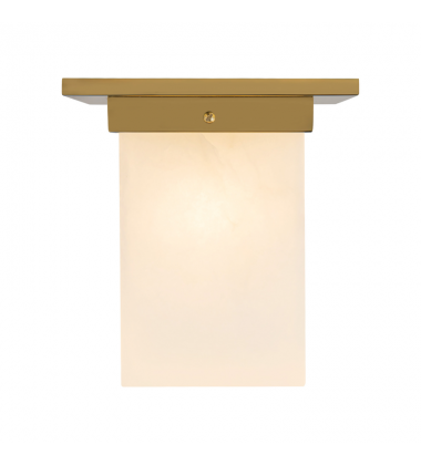 FM356808PTBAR-Mineral 8-in Brass Flush Mount