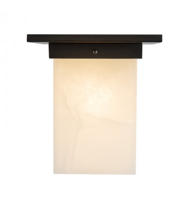 FM356808UBAR-Mineral 8-in Black Flush Mount